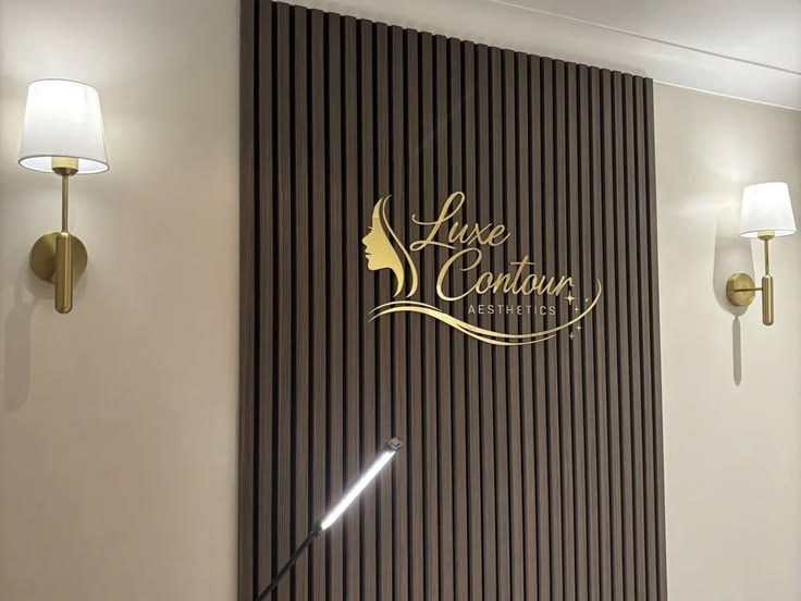 Logo intérieur non lumineux pour entreprise